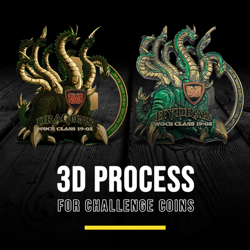 THE 3D PROCESS FOR 3D CHALLENGE COINS